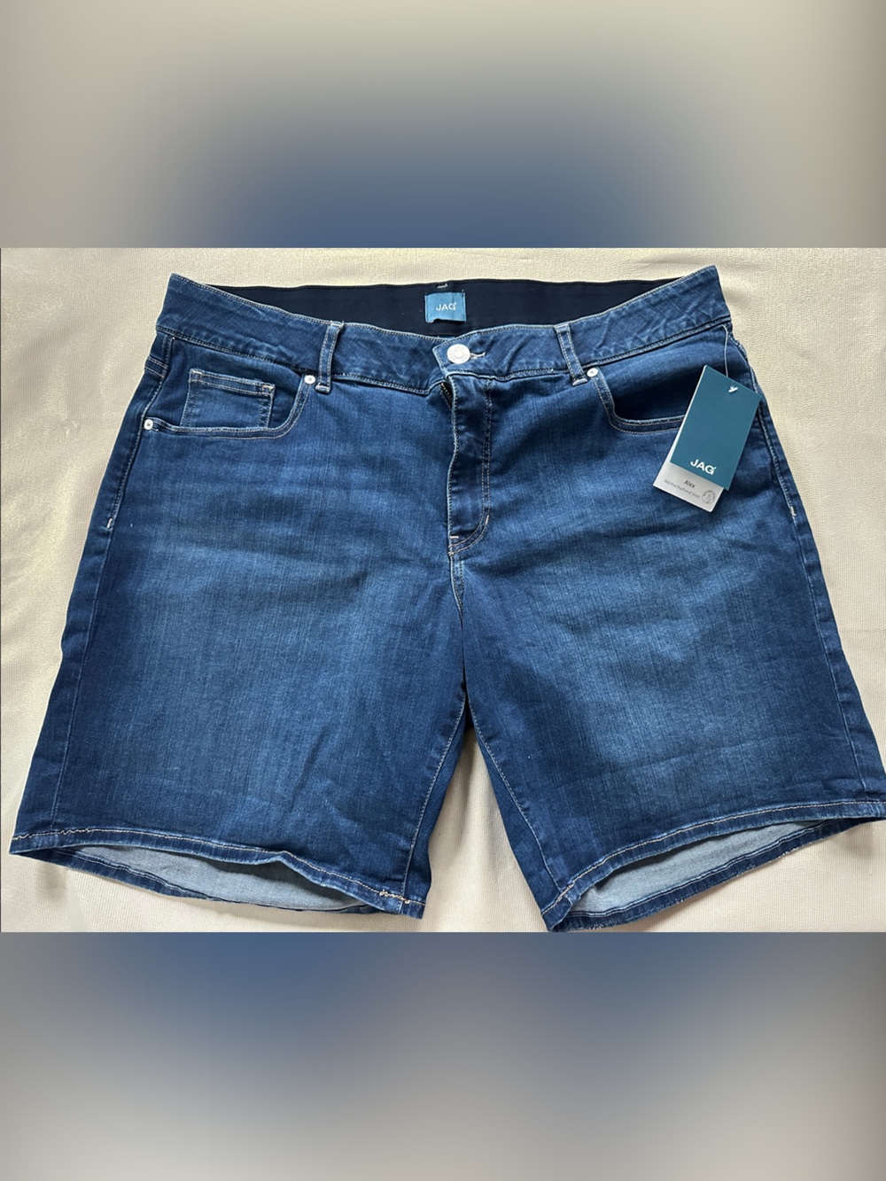 Jag Jeans Dark Blue Denim Relaxed Shorts